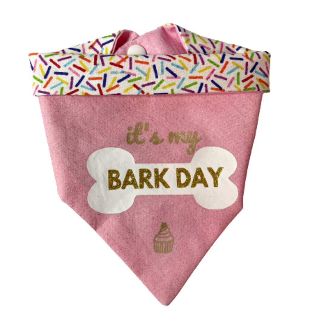 PAWTY like it's my barkday - pink